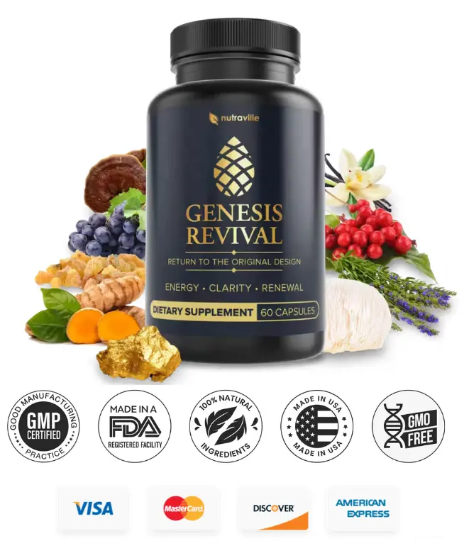 hero bottle image plus certification and credit cards